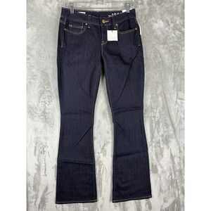 Gap 1969 Curvy Fit Dark Wash Flare Jeans Women Size 25R
